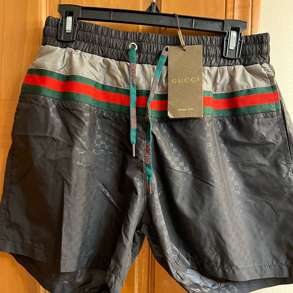 Men’s Gucci swim trunks